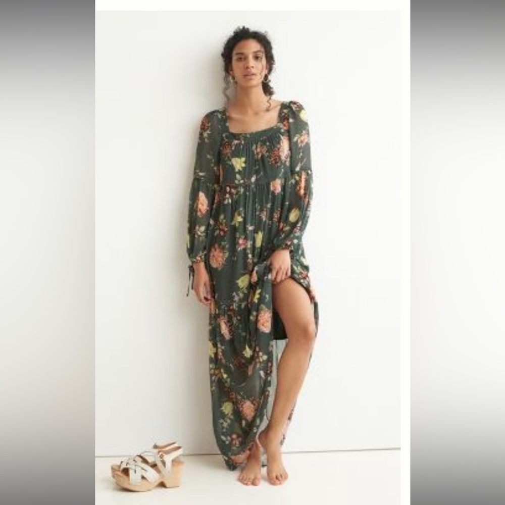 Anthropologie floral dress